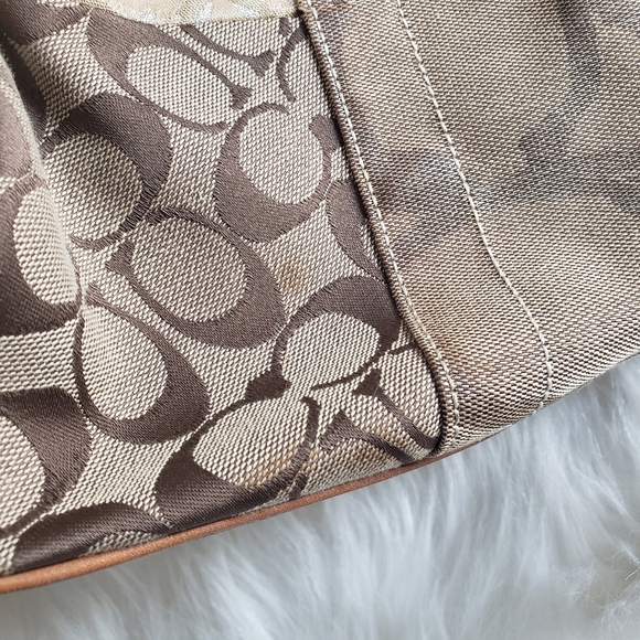 Vintage Multi Pattern Coach Patchwork Handbag Purse - Picture 11 of 13